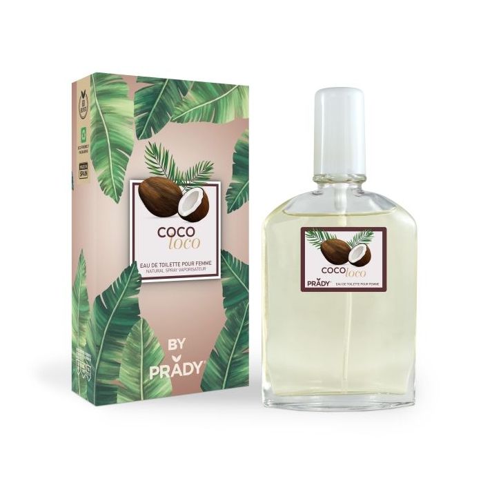 Prady Colonia Coleccion Frutales Coco Loco - Frasco de 90 ml - Spray Pulverizador