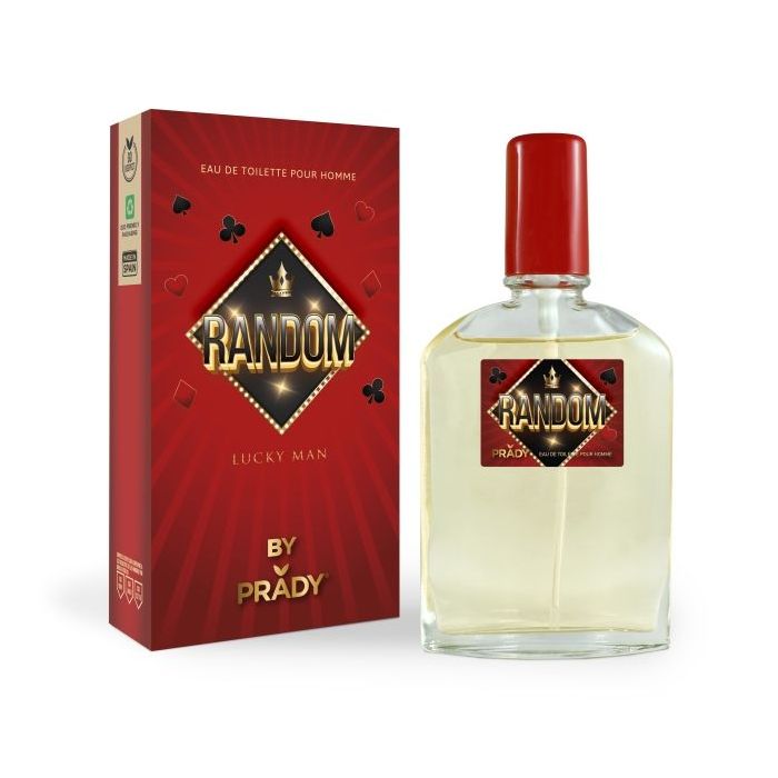 Prady Colonia de Hombre Random - Frasco de 90 ml - Spray Pulverizador