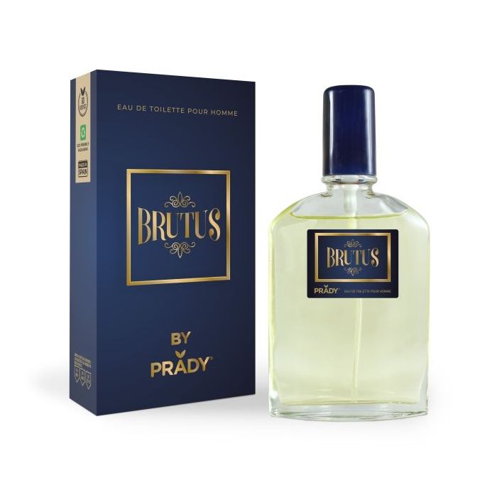 Prady Colonia de Hombre Brutus - Frasco de 90 ml - Spray Pulverizador
