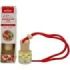 Prady Ambientador Coche Frutos Rojos - Frasco de Cristal 6 ml y Cuerda para Espejo Retrovisor