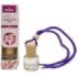 Prady Ambientador Coche Lily - Frasco de Cristal 6 ml y Cuerda para Espejo Retrovisor