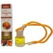 Prady Ambientador Coche Canela y Naranja - Frasco de Cristal 6 ml y Cuerda para Espejo Retrovisor