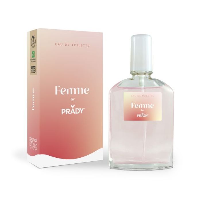 Prady Colonia de Mujer Femme - Frasco de 90 ml - Spray Pulverizador