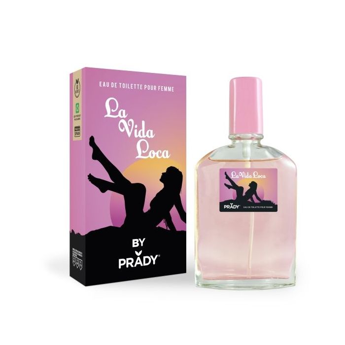 Prady Colonia de Mujer La Vida Loca - Frasco de 90 ml - Spray Pulverizador