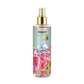 Prady Body Splash Vibrant Roses - Frasco de 250 ml - Spray Pulverizador