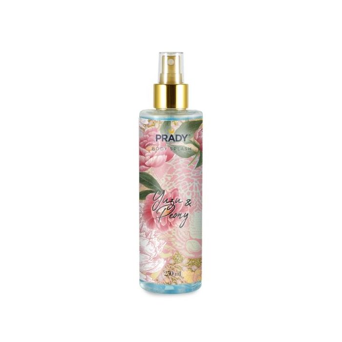 Prady Body Splash Yuzu - Peony - Frasco de 250 ml - Spray Pulverizador