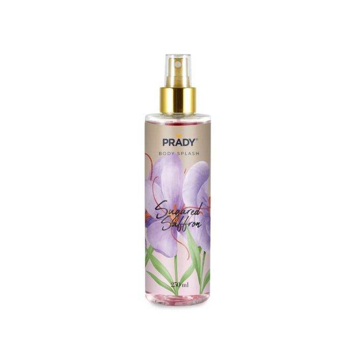 Prady Body Splash Sugared Saffron - Frasco de 250 ml - Spray Pulverizador