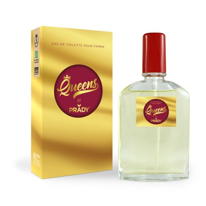 Prady Colonia de Mujer Queens - Frasco de 90 ml - Spray Pulverizador