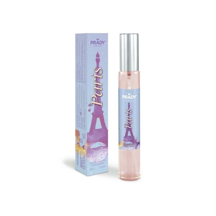 Prady Colonia de Mujer Paris - Frasco de 33 ml - Spray Pulverizador