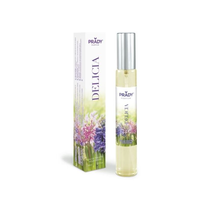 Prady Colonia de Mujer Delicia - Frasco de 33 ml - Spray Pulverizador