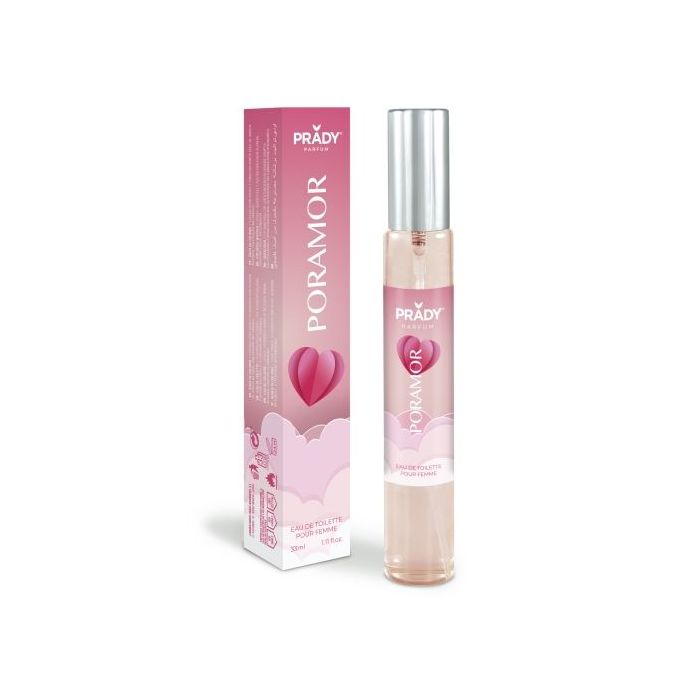 Prady Colonia de Mujer Poramor - Frasco de 33 ml - Spray Pulverizador