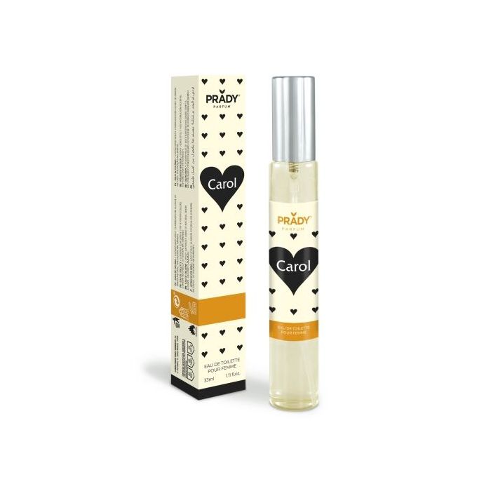 Prady Colonia de Mujer Carol - Frasco de 33 ml - Spray Pulverizador