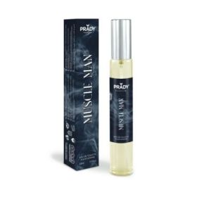 Prady Colonia de Hombre Muscle Man - Frasco de 33 ml - Spray Pulverizador