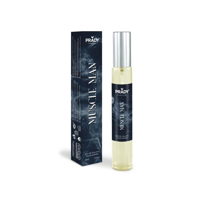 Prady Colonia de Hombre Muscle Man - Frasco de 33 ml - Spray Pulverizador