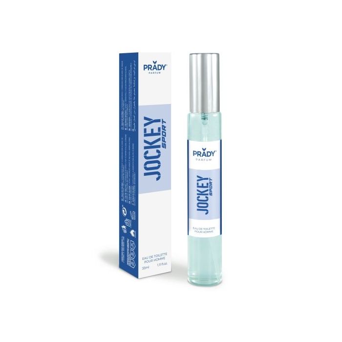 Prady Colonia de Hombre Jockey Sport Blue - Frasco de 33 ml - Spray Pulverizador