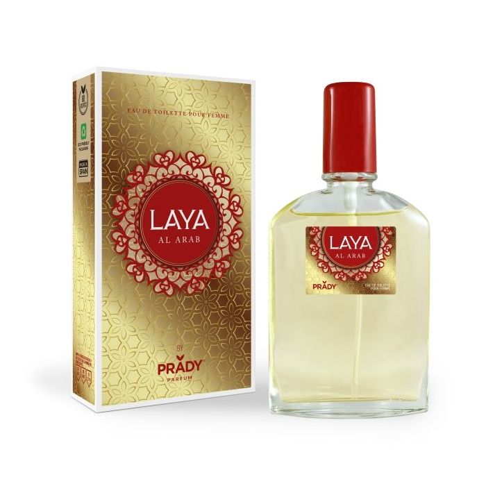Prady Colonia de Mujer Laya Al Arab - Frasco de 90 ml - Spray Pulverizador