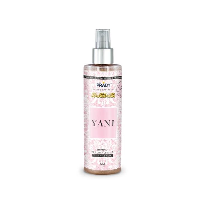 Prady Brilli Brilli Body - Hair Mist Yani - Frasco de 250 ml - Spray Pulverizador