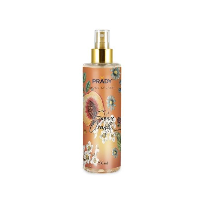 Prady Body Splash Funny Orange - Frasco de 250 ml - Spray Pulverizador