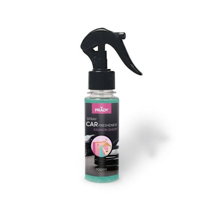 Prady Ambientador Coche Fashion Shop - Frasco de 100 ml - Spray Pulverizador