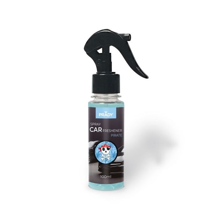Prady Ambientador Coche Pirate - Frasco de 100 ml - Spray Pulverizador