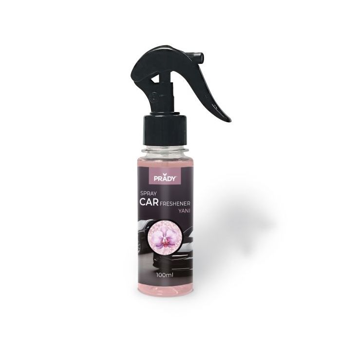 Prady Ambientador Coche Yani - Frasco de 100 ml - Spray Pulverizador