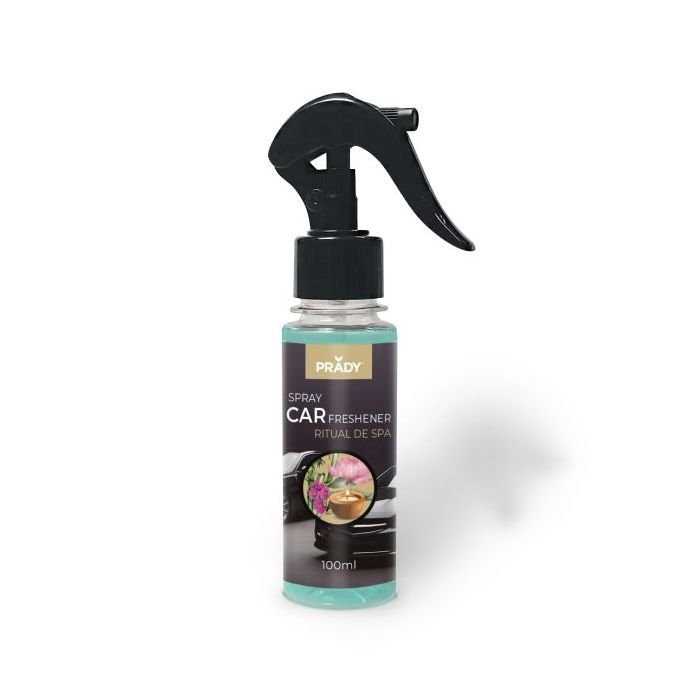 Prady Ambientador Coche Ritual Spa - Frasco de 100 ml - Spray Pulverizador