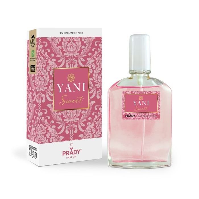 Prady Colonia de Mujer Yani Sweet - Frasco de 90 ml - Spray Pulverizador