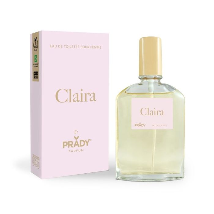 Prady Colonia de Mujer Claira - Frasco de 90 ml - Spray Pulverizador