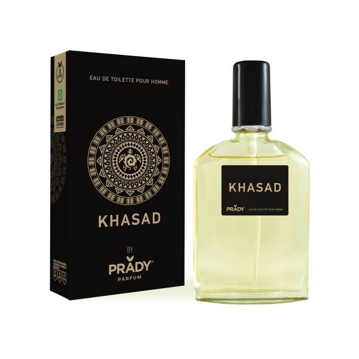 Prady Colonia de Hombre Khasad - Frasco de 90 ml - Spray Pulverizador