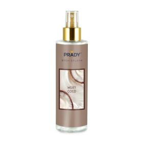 Prady Body Splash Milky Coco - Frasco de 250 ml - Spray Pulverizador