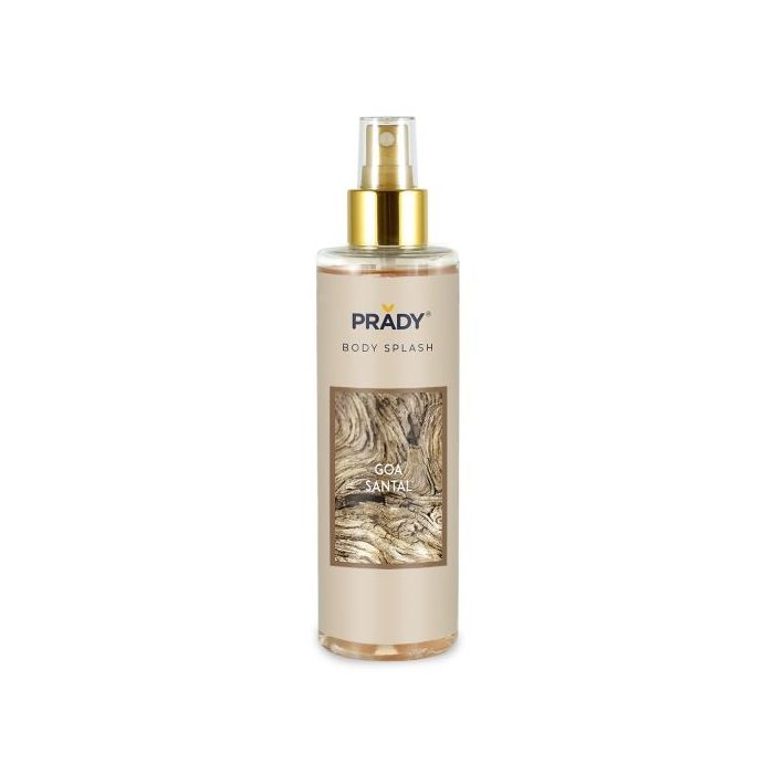 Prady Body Splash Goa Santal - Frasco de 250 ml - Spray Pulverizador
