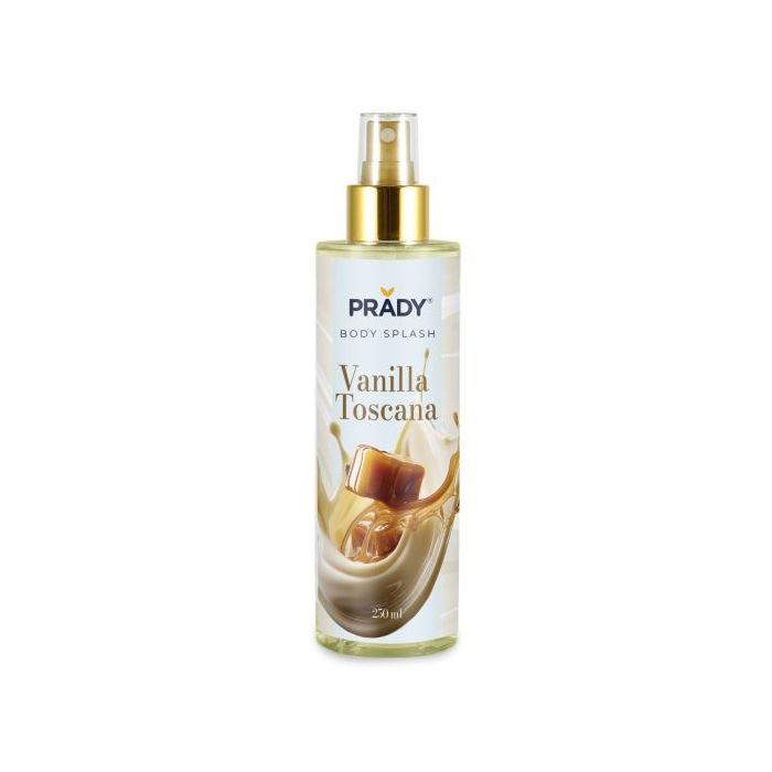 Prady Body Splash Vanilla Toscana - Frasco de 250 ml - Spray Pulverizador