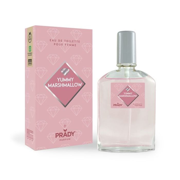 Prady Colonia de Mujer Yummy Marshmallow - Frasco de 90 ml - Spray Pulverizador