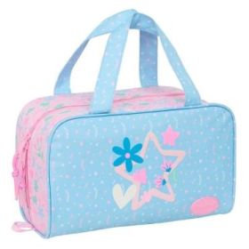 Safta Blackfit8 Smile Neceser de 8L - Cremallera - Asas de Mano Superiores - Interior Forrado - Bolsillo Interior - Tirador Dobl