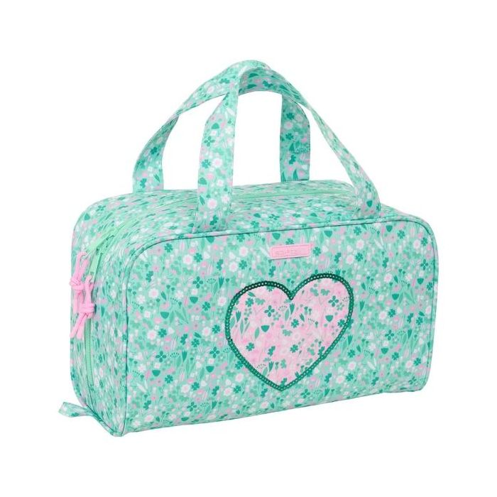 Safta Cuore Neceser de 8L - Cremallera - Asas de Mano Superiores - Interior Forrado - Bolsillo Interior - Tirador Doble - 310x14