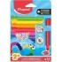 Maped Color`Peps Infinity Jumbo Pack de 12 Lapices de Colores de Larga Duracion - Hecho Totalmente de Mina - Colores Surtidos