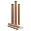Faibo Tubo Portaplanos de Carton con Tapas de Plastico 460X40mm