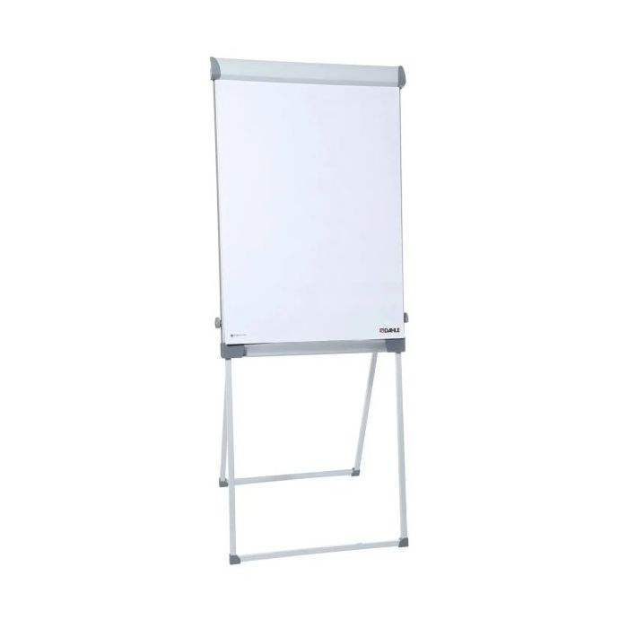 Dahle 96011 Profesional Pizarra/Caballete Metalico 670x950mm - Superficie Magnetica - 2 Portafotos Extraibles - Bandeja para Rot
