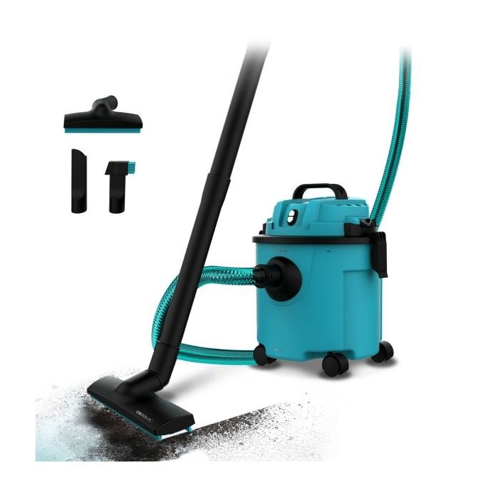 Cecotec Conga Rockstar Wet and Dry Compact Garden Plus Aspirador de Trineo para Solidos y Liquidos - 1200W - Funcion de Soplado