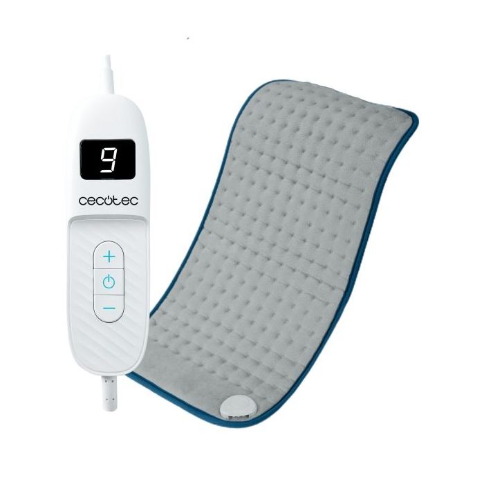 Cecotec HeatConfort 6000 ThermalPad Manta Electrica - Potencia de 100W - 9 Niveles de Temperatura - Controlador LCD - Temporizad