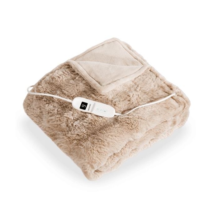 Cecotec HeatConfort ThermalBlanket Coral Manta Electrica - 160W - 9 Niveles de Temperatura - Forro Polar y Coral - Indicador LCD