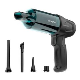 Cecotec Conga Rockstar Micro Hand Aspirador de Mano - 80W - Succion de 12kPa - Funciones de Aspirado y Soplado - Autonomia 25min