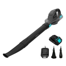 Cecotec AirForce 2500 Agile Soplador de Hojas Inalambrico - Bateria 21V 2Ah - Varias Velocidades - Incluye Accesorios - Velocida