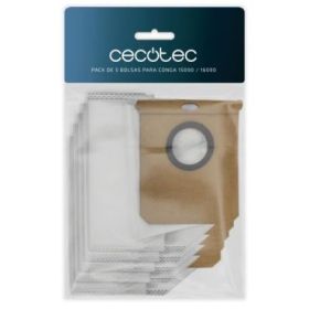 Cecotec Pack de 5 Bolsas para Conga 15090 / 16090 - Color Blanco