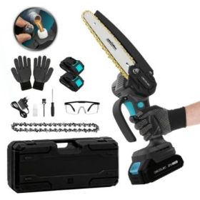 Cecotec MontanaForce 6000 Hand Sierra de Podar Inalambrica - 700W - 2 Baterias 21V 2Ah - Incluye Accesorios - Motor sin Escobill