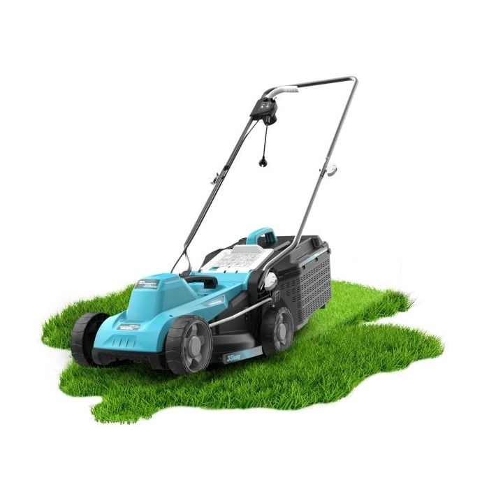 Cecotec Terrenator 330 Flex Cortacesped Electrico - 1200W - Capacidad 30L - Velocidad 3450rpm - Deposito de 30L - Ancho de Corte