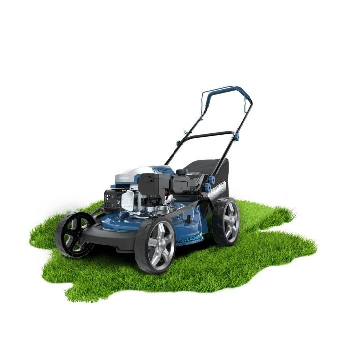 Cecotec Terrenator 3200.46 Total Z Cortacesped de Gasolina - Deposito 0.8L - Ancho de Corte 46cm - Motor de 144cc - Tanque de Ac