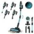 Cecotec Rockstar 9500 Lunar Pet Flex Aspirador de Escoba Vertical - 780W - Autonomia 90min - Succion 30kPa - Luz LED - Pantalla