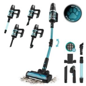 Cecotec Rockstar 9500 Lunar Pet Flex Aspirador de Escoba Vertical - 780W - Autonomia 90min - Succion 30kPa - Luz LED - Pantalla