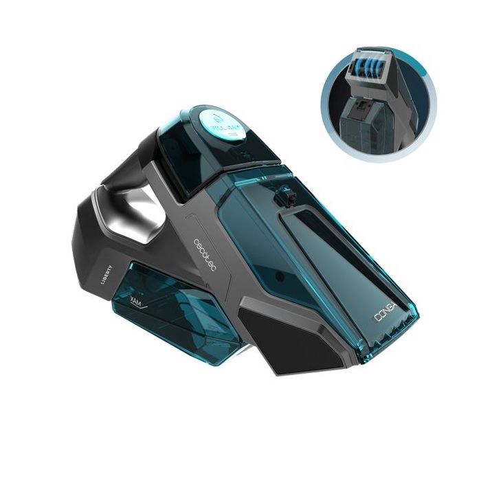 Cecotec Conga Motorhand Carpet and Spot Clean 2000 Aspirador de Mano para Tapiceria - 90W - Autonomia 25min - Cepillo Motorizado